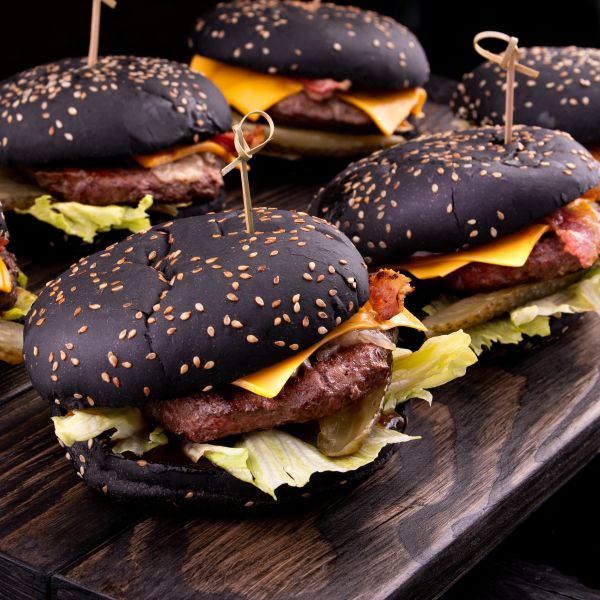 Черный бургер бокс